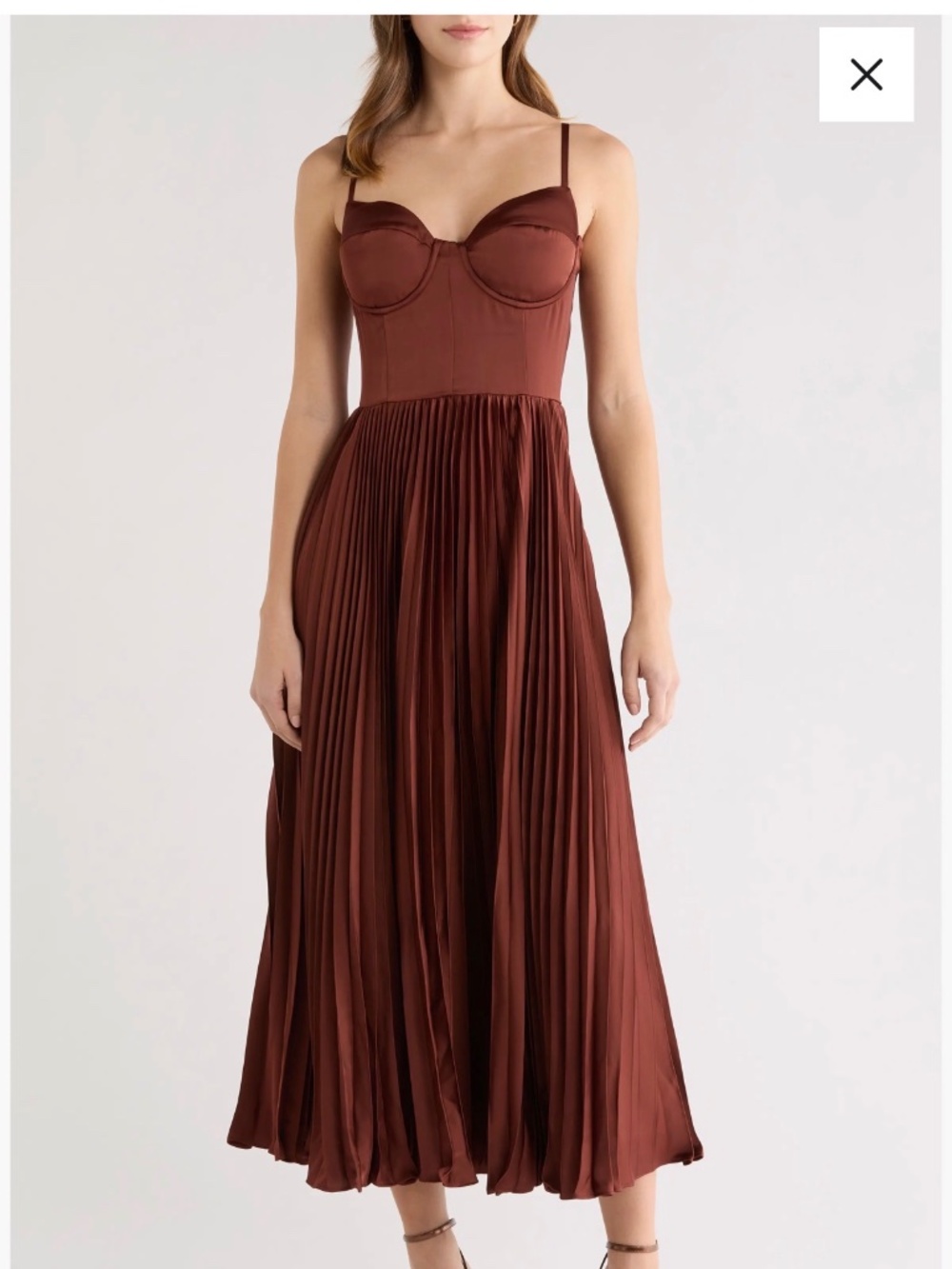 ASTR the Label Elyssa Pleated Maxi Dress - Picture 1 of 2